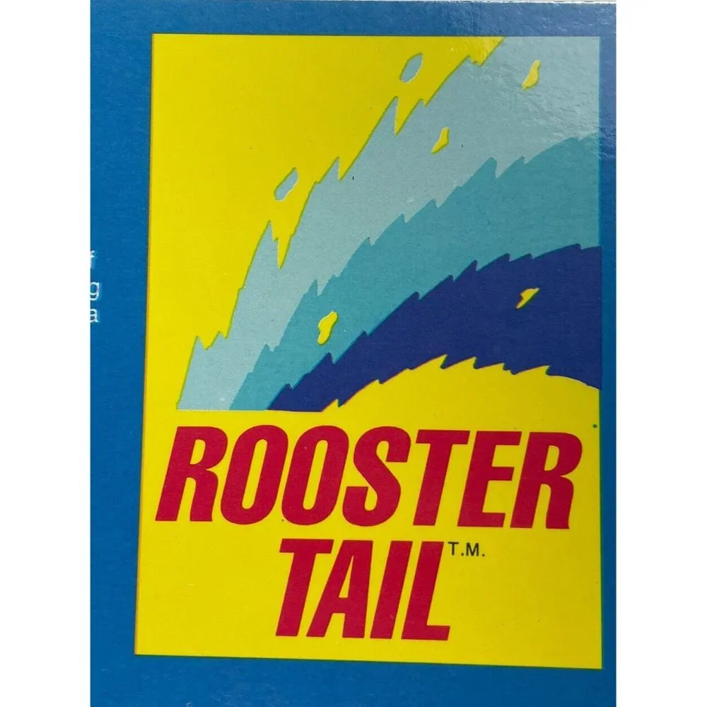 Rooster Tail Vintage 1987 Mead Portfolio To Pocket No Holes School Folder Tropic